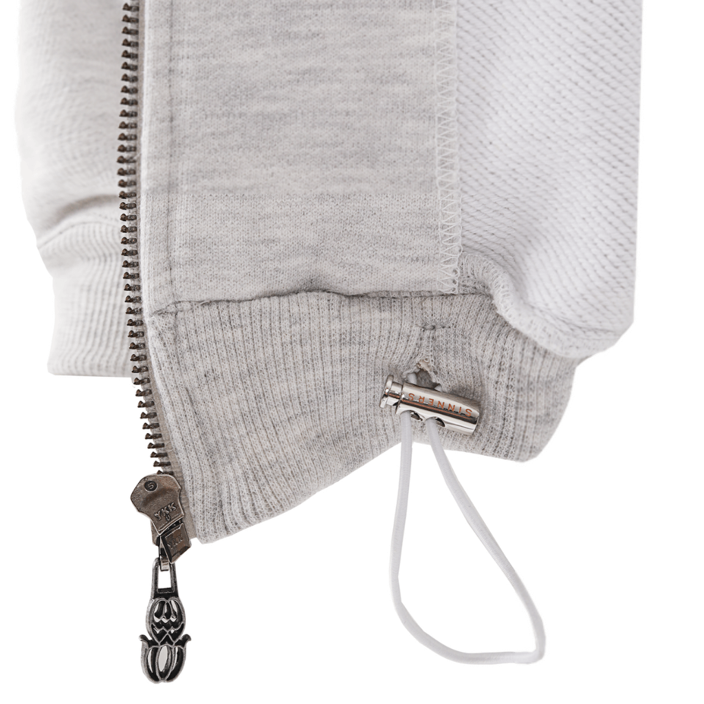 SINNERS MONOGRAM BUZO DE CIERRE GRIS