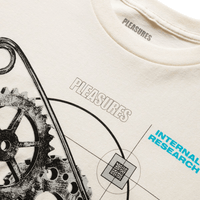 PLEASURES RESEARCH CAMISETA BEIGE