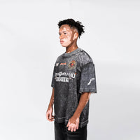 CREEP BRAND RELIQUIES NOIR CAMISETA OVERSIZE GRIS OSCURA