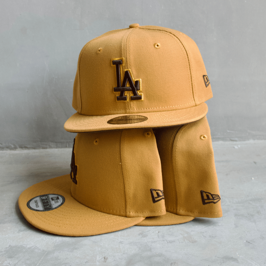 NEW ERA 9FIFTY MLB LA DODGERS LOSDOD PAN TAN GORRA AJUSTABLE CAFE