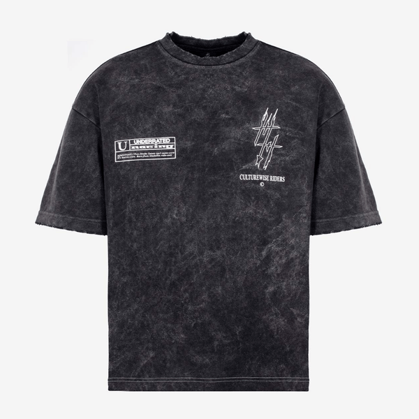 CULTUREWISE TWO STROKE SAINTS CAMISETA OVERSIZED MOTOXX GRIS