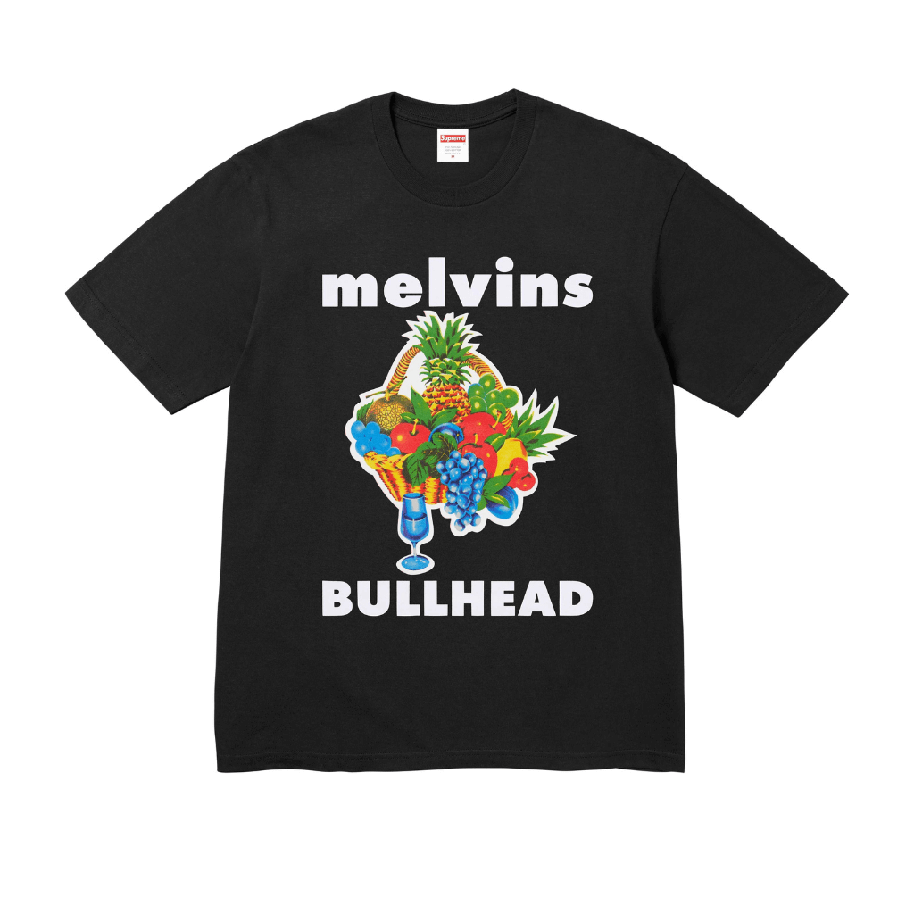 SUPREME MELVINS BULLHEAD CAMISETA NEGRA