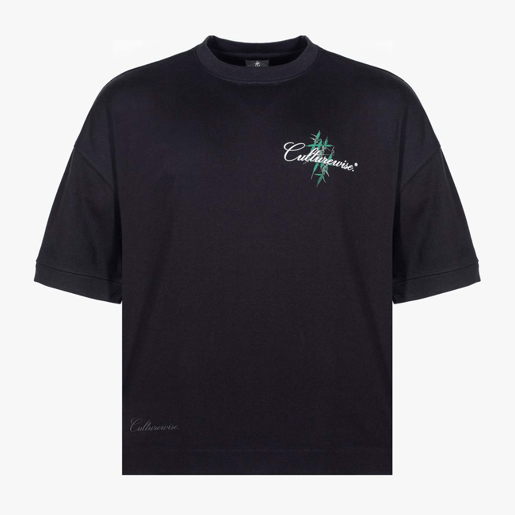 CULTURE WISE PASS THE LOVE CAMISETA OVERSIZED BASICA 420 NEGRA