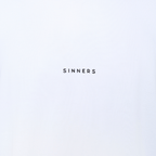 SINNERS GARMENTS LOGO CAMISETA OVERSIZE BLANCA