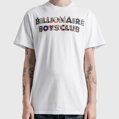 BILLIONAIRE BOYS CLUB MECHANICS CAMISETA BLANCA