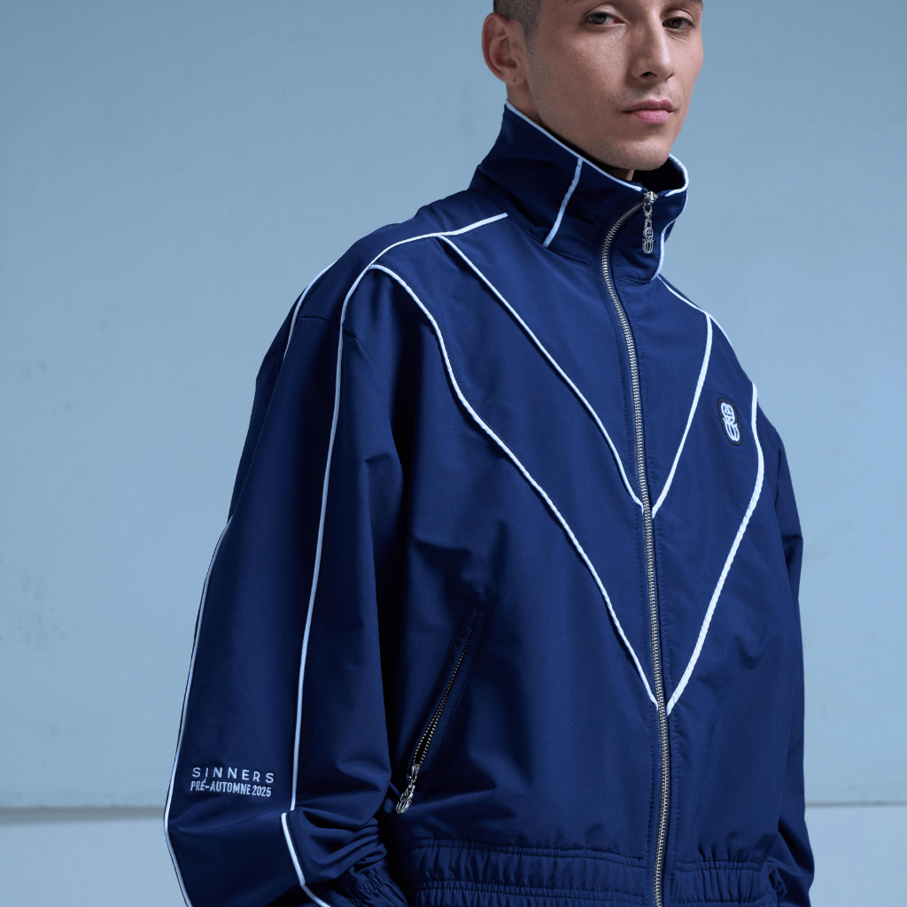 SINNERS TRACK CHAQUETA AZUL