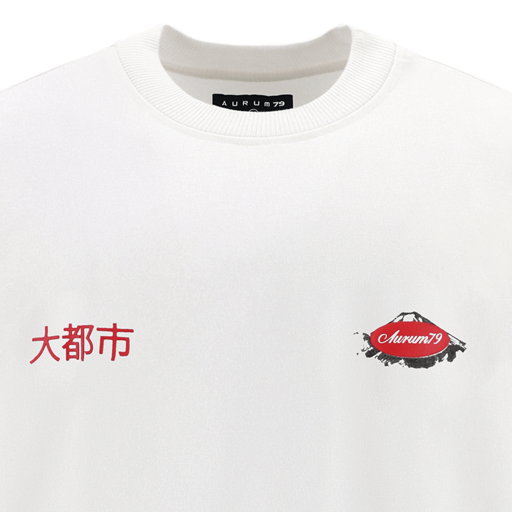 AURUM METROPOLIS III TOKIO 2.0 CAMISETA OVERSIZED BLANCA