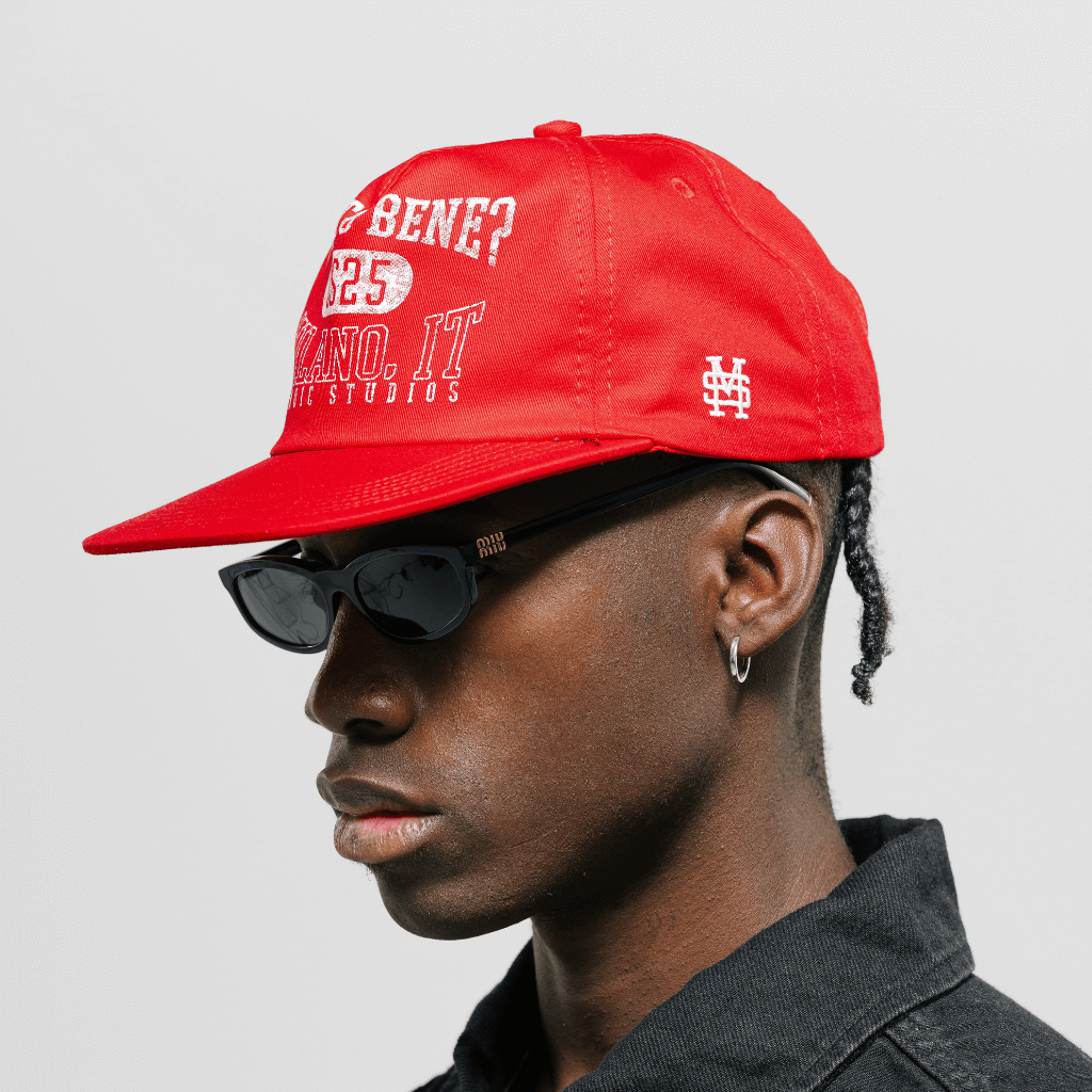 MONOIC TUTTO BENE I GORRA AJUSTABLE TUTTO BENNE ROJO CHERRY