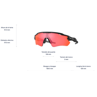 GAFAS OAKLEY RADAR EV NEGRO / ROJO