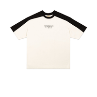 AP CROWN GODS LANGUAGE DIVINE WHITE CAMISETA OVERSIZE MARFIL