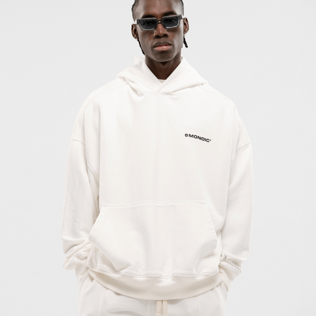 MONOIC TIMELESS V2 BUZO OVERSIZED BLANCO