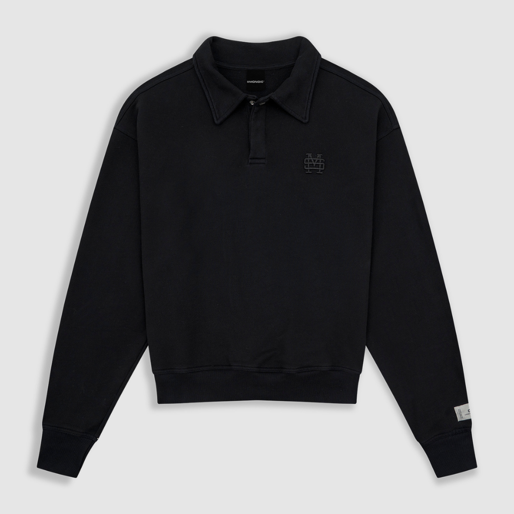 MONOIC TUTTO BENE 2 POLO SWEATER NEGRO OSCURO
