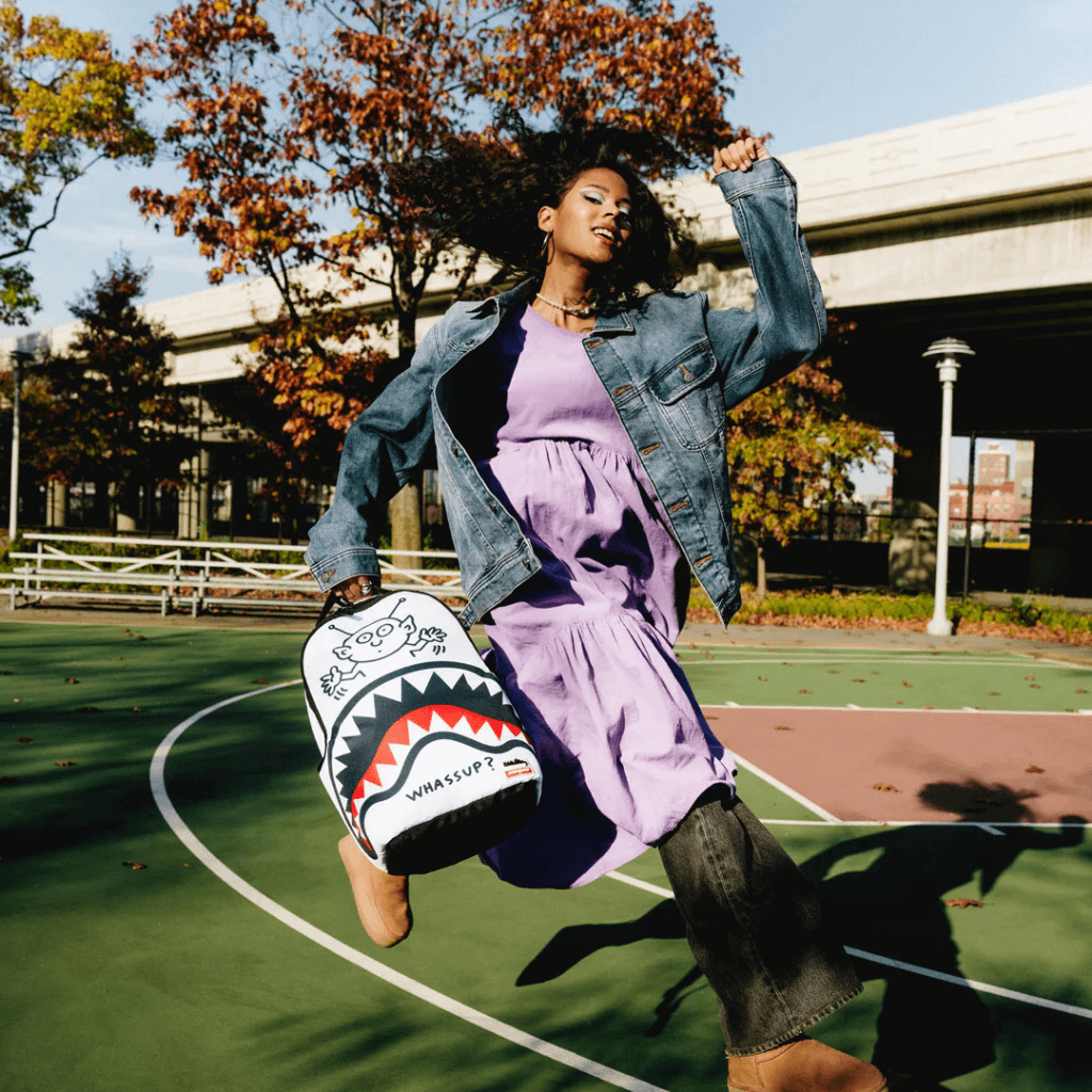 MORRAL SPRAYGROUND KEITH HARING WHASSUP ALIEN DLX BACKPACK