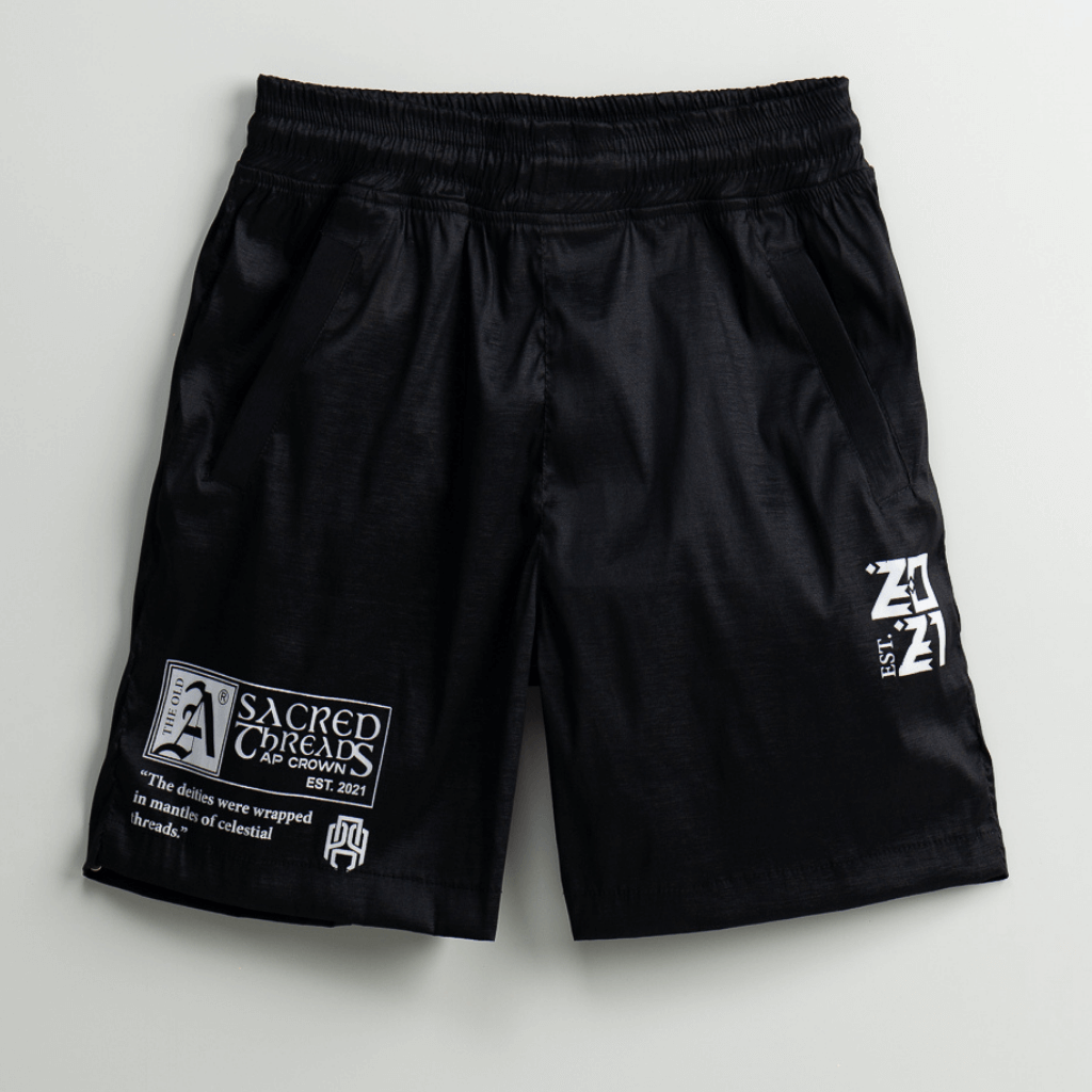 AP CROWN HILOS SAGRADOS ZERU SHORT REGULAR NEGRA