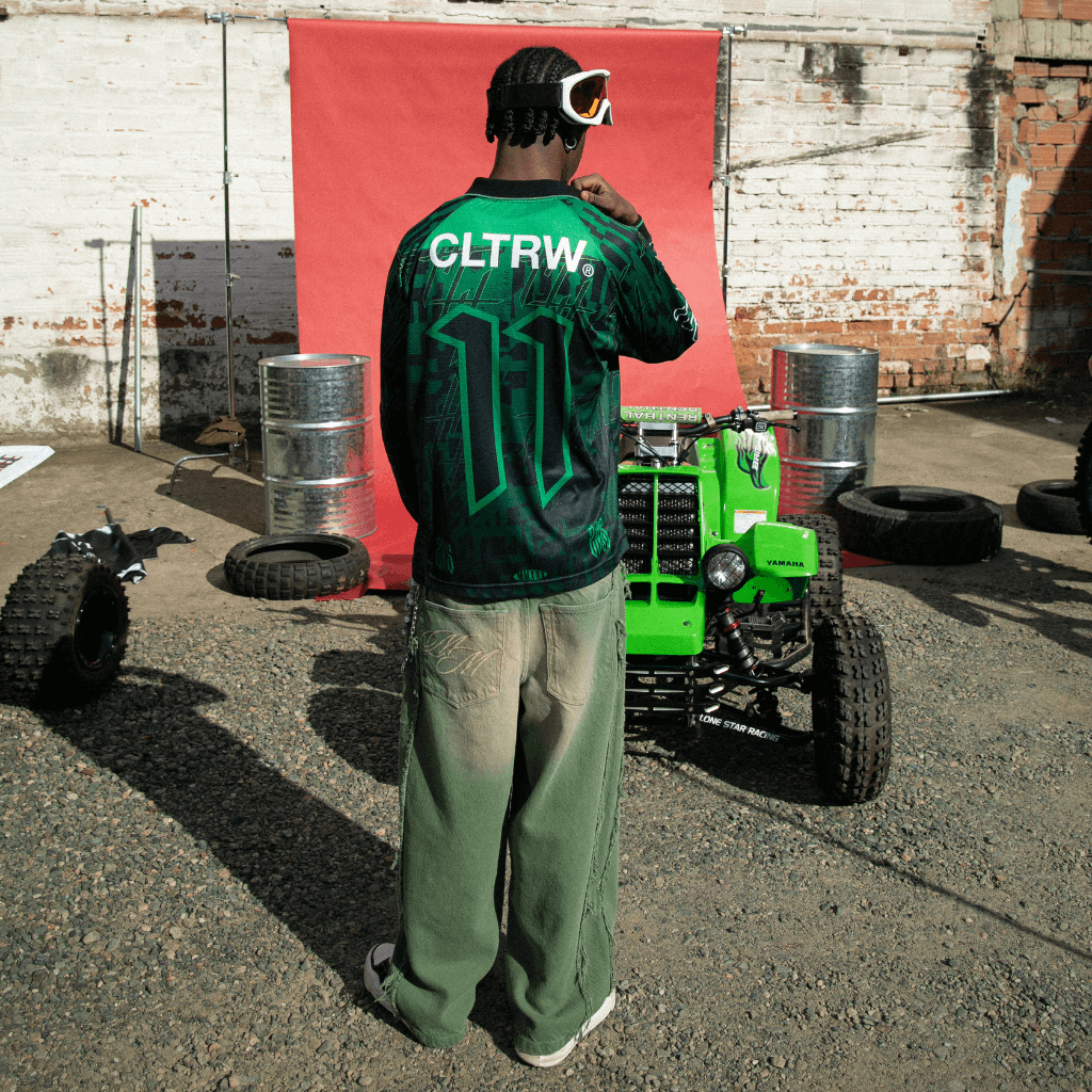 CULTUREWISE TWO STROKE SAINTS PANTALONES BAGGY VERDE