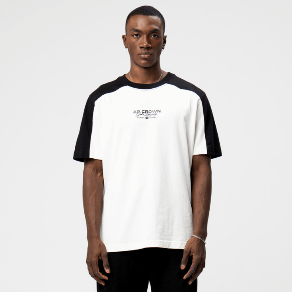 AP CROWN GODS LANGUAGE DIVINE WHITE CAMISETA OVERSIZE MARFIL