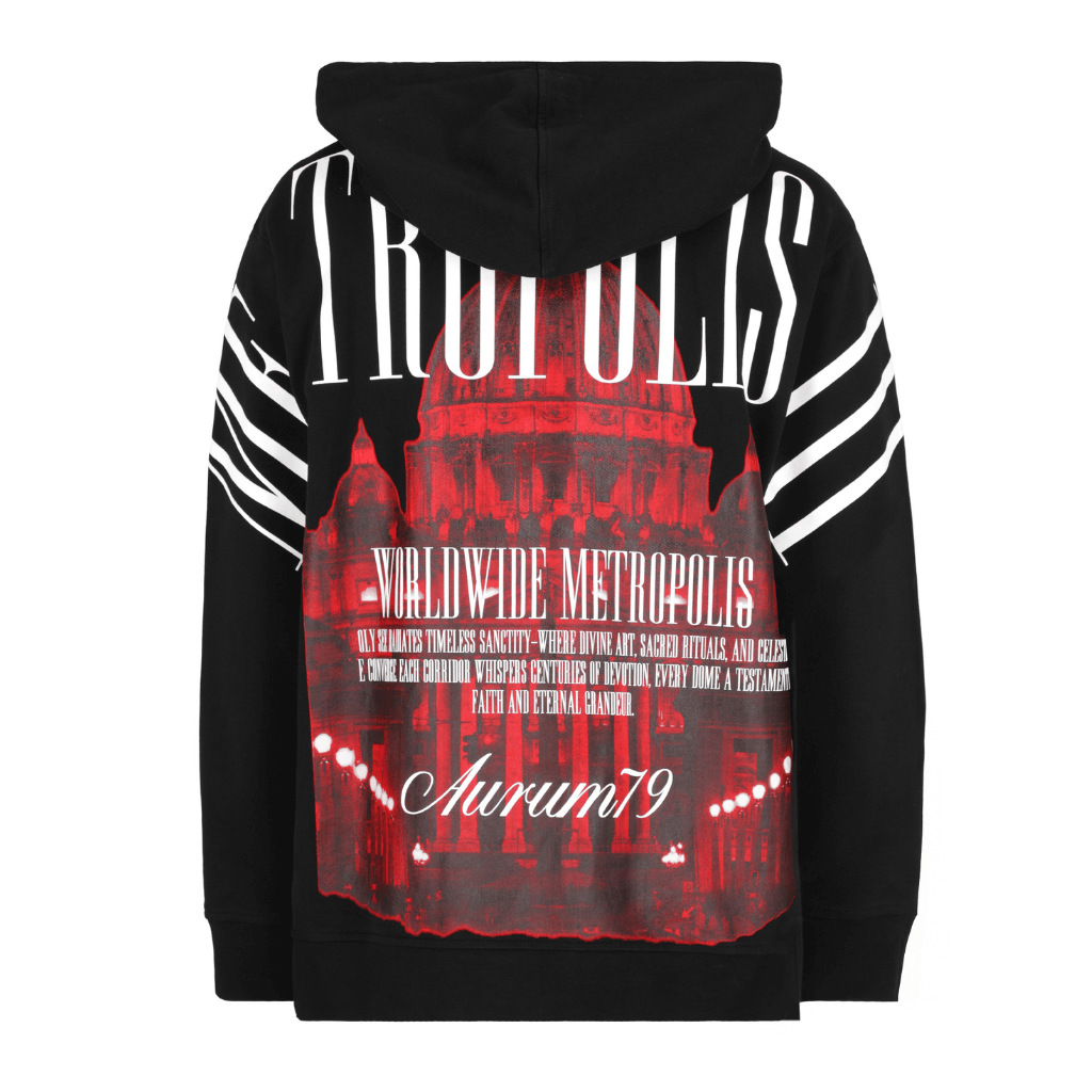 AURUM METROPOLIS III VATICAN BUZO OVERSIZED NEGRO