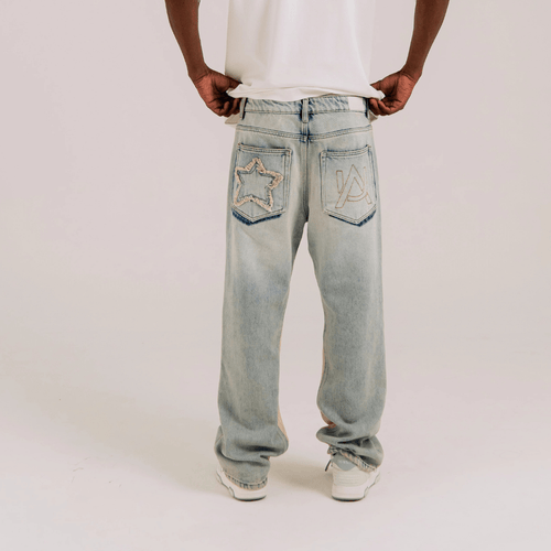 AURUM STARS I STAR JEAN MEN LOOSE FIT AZUL