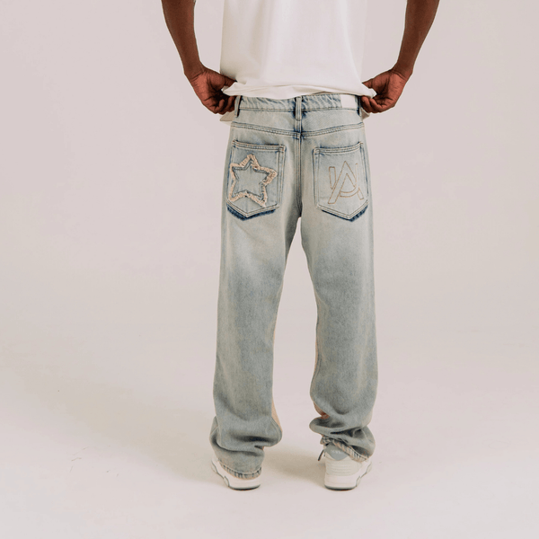 AURUM STARS I STAR JEAN MEN LOOSE FIT AZUL