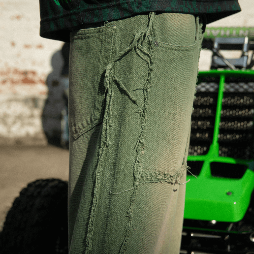 CULTUREWISE TWO STROKE SAINTS PANTALONES BAGGY VERDE