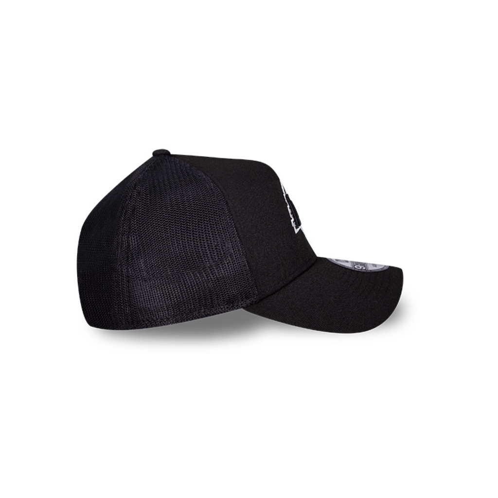 NEW ERA 9FORTY A FRAME NBA LAKERS GORRA NEGRA CAMIONERA AJUSTABLE