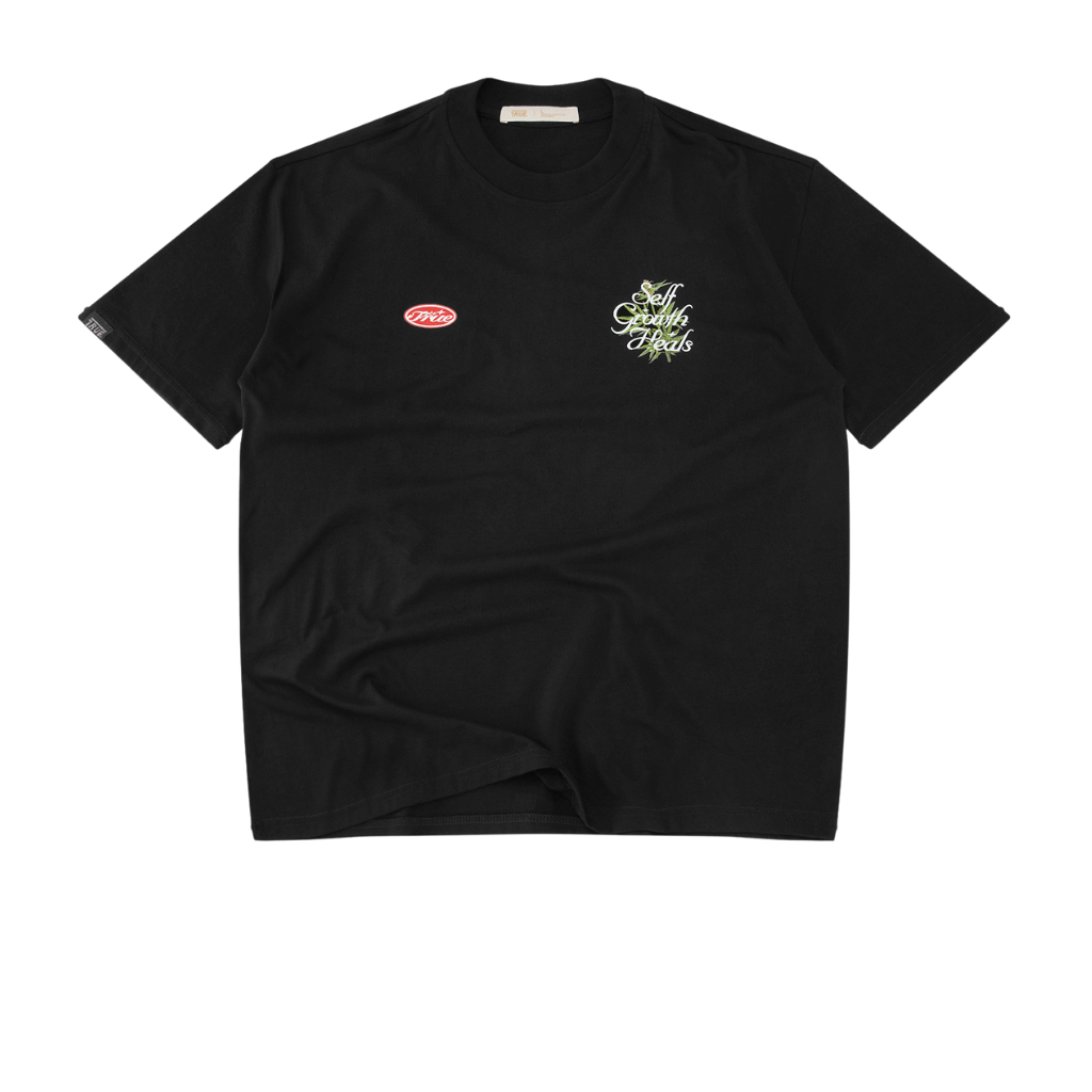 TRUE 420 SELF GROWTH CAMISETA OVERSIZE NEGRA