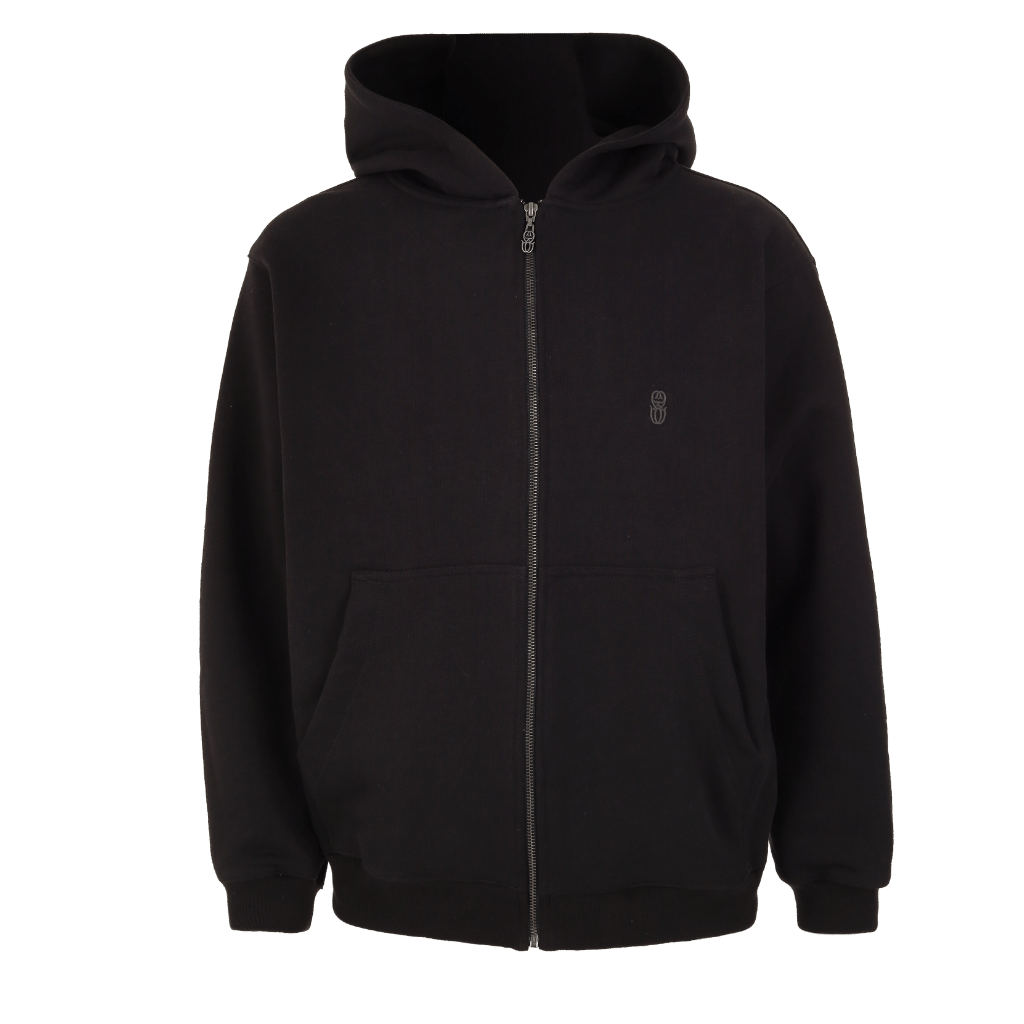 SINNERS MONOGRAM BUZO DE CIERRE NEGRO