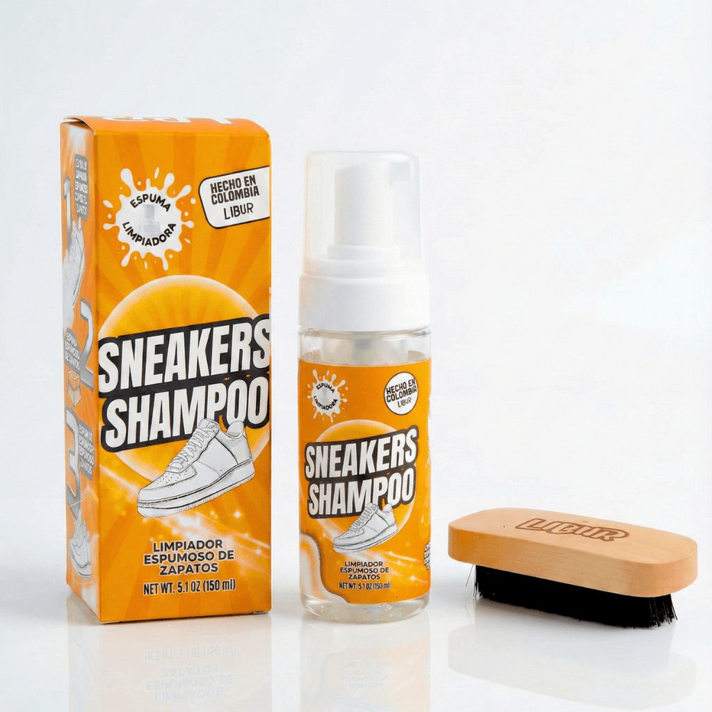 ESPUMA SHAMPOO LIMPIADOR PARA TENIS Y ZAPATOS LAVADO
