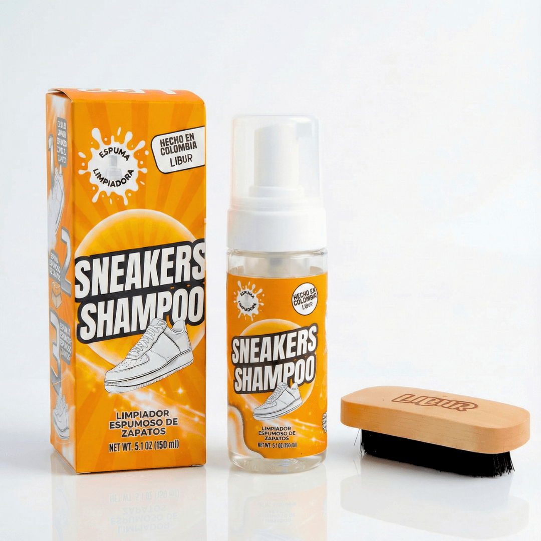 ESPUMA SHAMPOO LIMPIADOR PARA TENIS Y ZAPATOS LAVADO