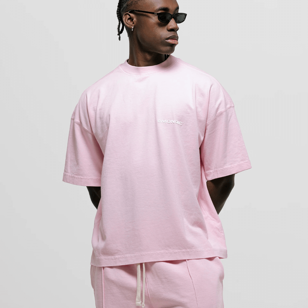 MONOIC TIMELESS V3 CAMISETA BOXY FIT ROSA