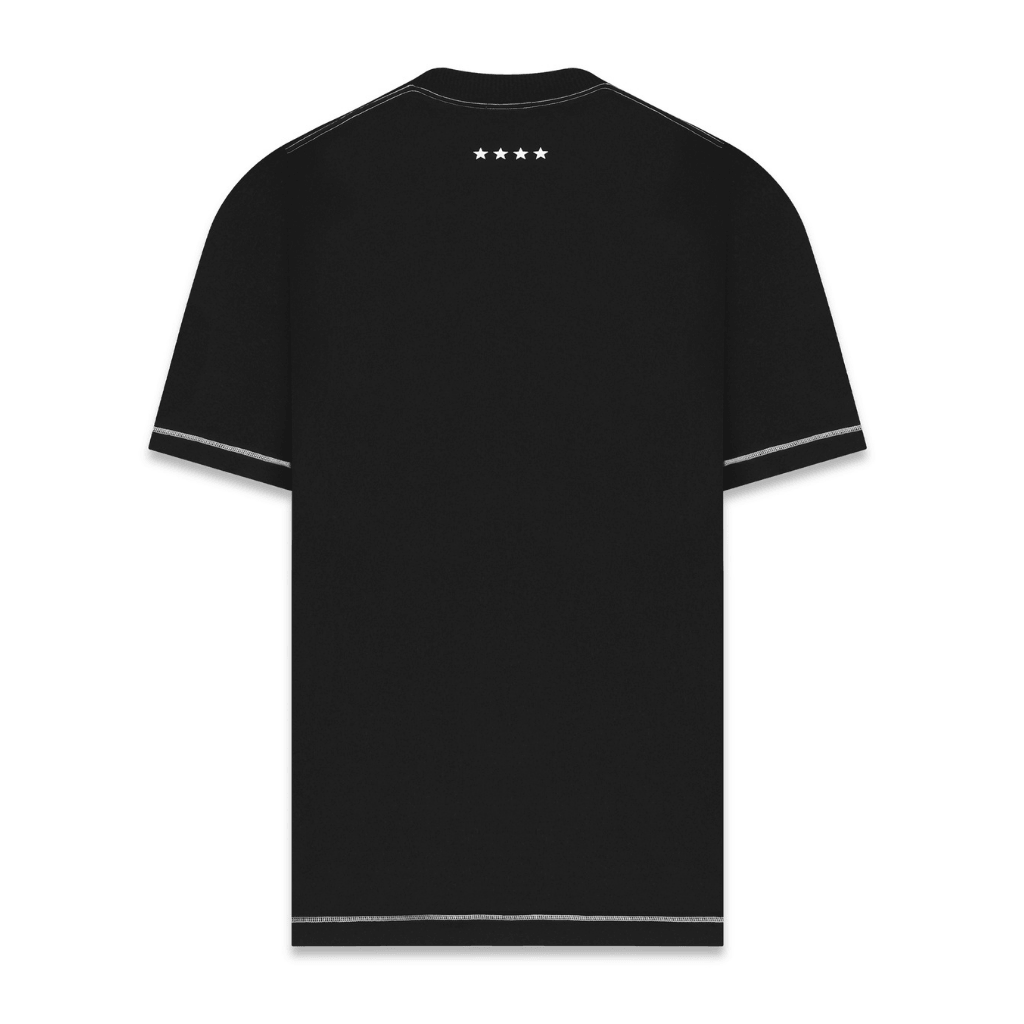 AURUM RACING STARS CAMISETA SIGNATURE RACING SEAMS NEGRA