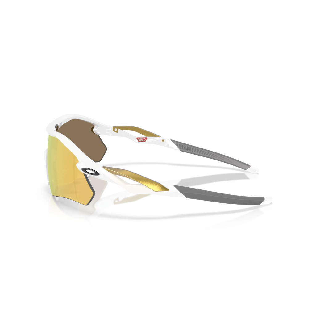 GAFAS OAKLEY RADAR PLATE BLANCAS LENTE AMARILLO PRIZM 24K