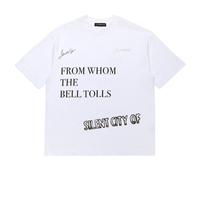 SINNERS FW25 CHAMPAGNE CAMISETA OVERSIZE BLANCA