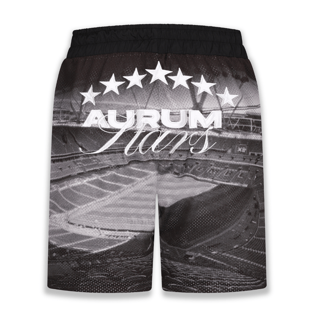 AURUM STARS I WEMBLEY SHORT LOOSE FIT NEGRO
