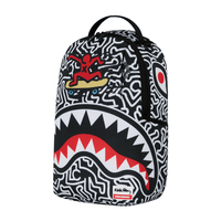 MORRAL SPRAYGROUND KEITH HARRING SKATER GUY PRINT DLXSV BACKPACK