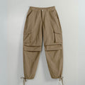 AP CROWN FIAT LUX IRON PARACHUTE PANTS OVERSIZE VERDE
