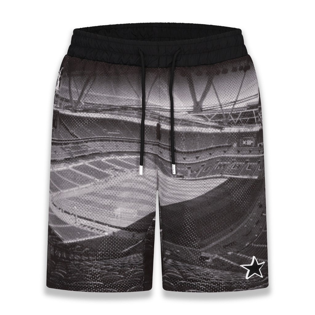 AURUM STARS I WEMBLEY SHORT LOOSE FIT NEGRO