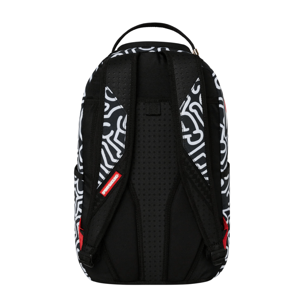 MORRAL SPRAYGROUND KEITH HARRING SKATER GUY PRINT DLXSV BACKPACK