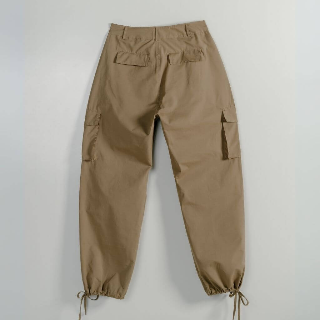 AP CROWN FIAT LUX IRON PARACHUTE PANTS OVERSIZE VERDE
