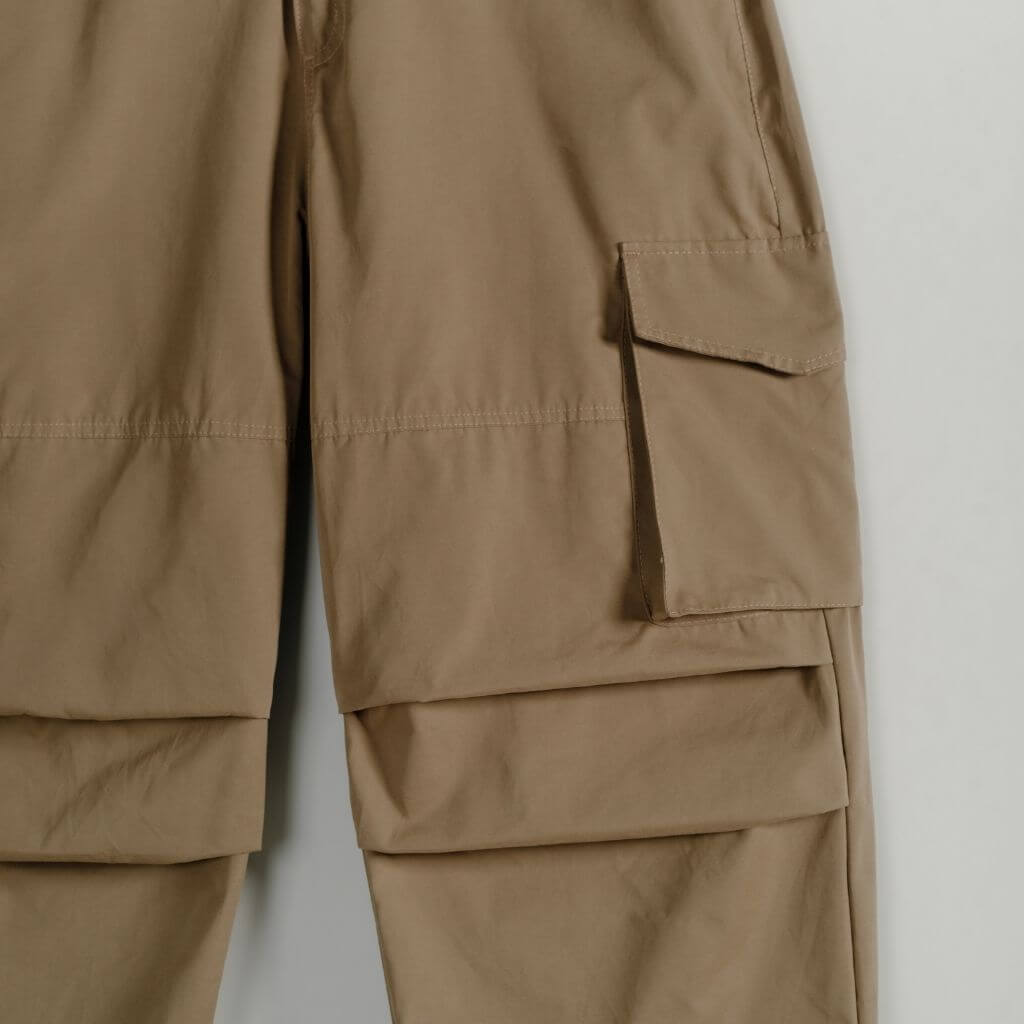 AP CROWN FIAT LUX IRON PARACHUTE PANTS OVERSIZE VERDE