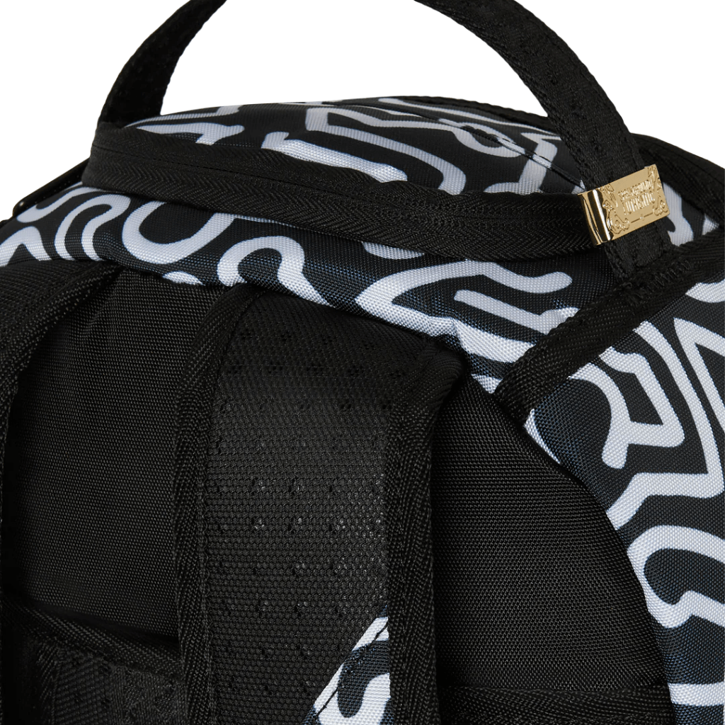 MORRAL SPRAYGROUND KEITH HARRING SKATER GUY PRINT DLXSV BACKPACK