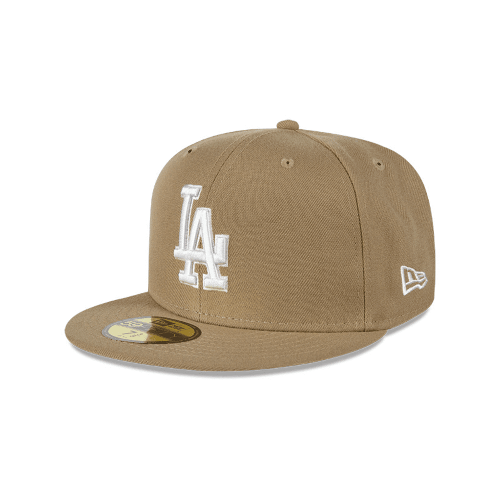 NEW ERA 59FIFTY MLB LOS ANGELES DODGERS PINK PACK COLLECTION GORRA CERRADA BEIGE