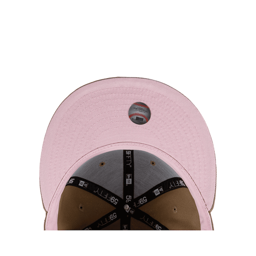 NEW ERA 59FIFTY MLB LOS ANGELES DODGERS PINK PACK COLLECTION GORRA CERRADA BEIGE