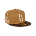 NEW ERA 59FIFTY MLB LOS ANGELES DODGERS DOUGHNUT PIN GORRA CERRADA BEIGE