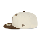 NEW ERA 59FIFTY MLB CHICAGO WHITE SOX DOUGHNUT PIN GORRA CERRADA BEIGE / CAFE