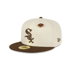 NEW ERA 59FIFTY MLB CHICAGO WHITE SOX DOUGHNUT PIN GORRA CERRADA BEIGE / CAFE