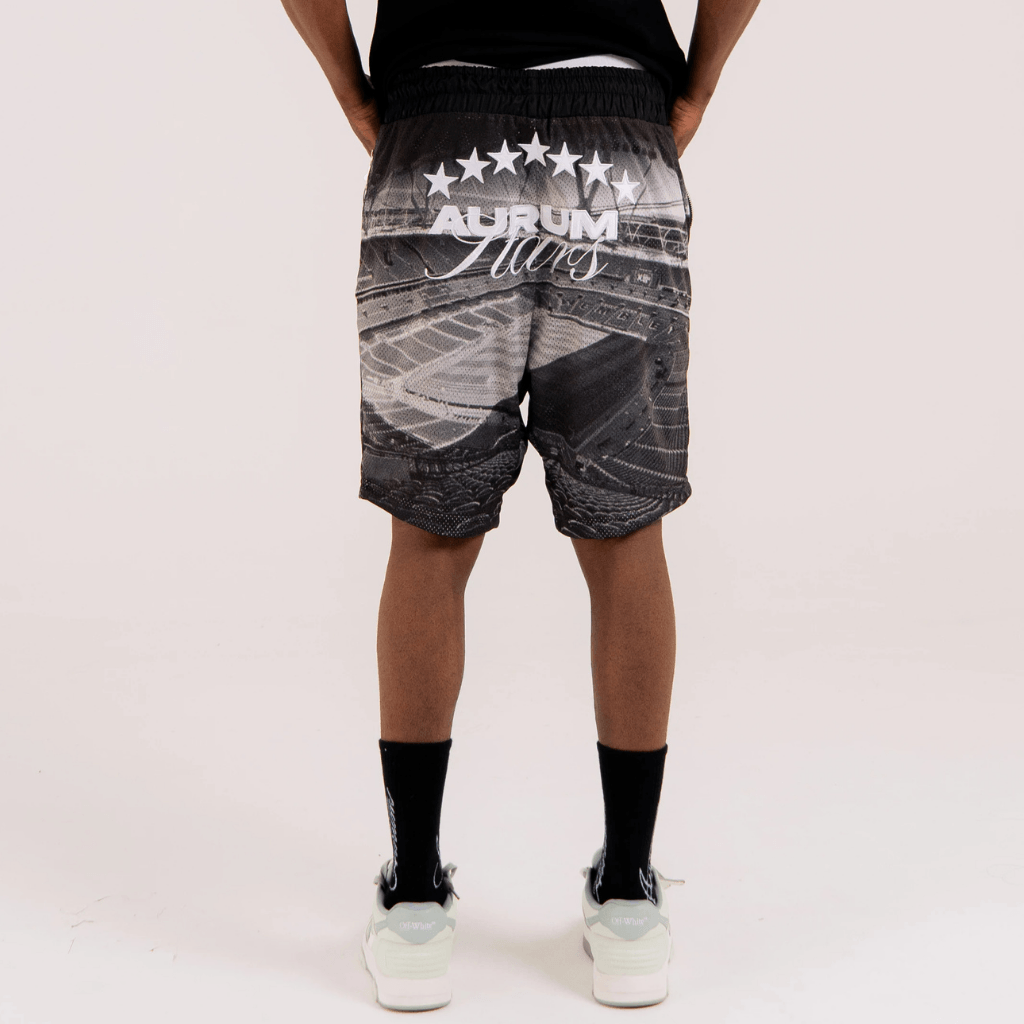 AURUM STARS I WEMBLEY SHORT LOOSE FIT NEGRO