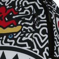 MORRAL SPRAYGROUND KEITH HARRING SKATER GUY PRINT DLXSV BACKPACK