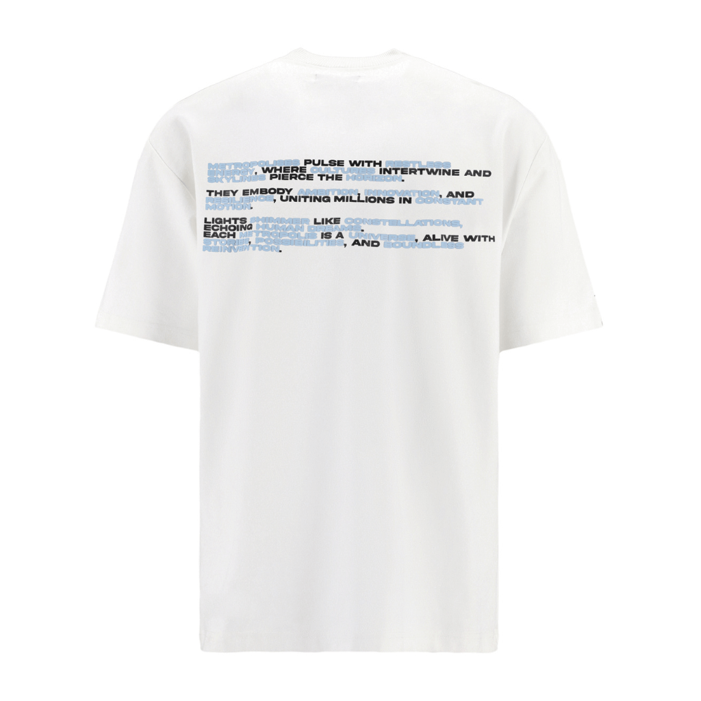 AURUM METROPOLIS III PIGEONS CAMISETA BLANCA