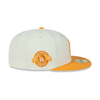 NEW ERA 59FIFTY MLB LOS ANGELES DODGERS BEERPACK PIN GORRA CERRADA BEIGE